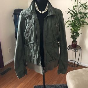 H&M Army Green Cargo Jacket